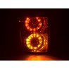 LED taillights Land Rover Range Rover 02 05 chrome with LED indicators