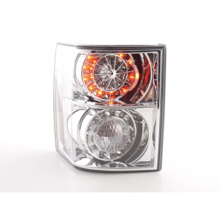 LED taillights Land Rover Range Rover 02 05 chrome with LED indicators