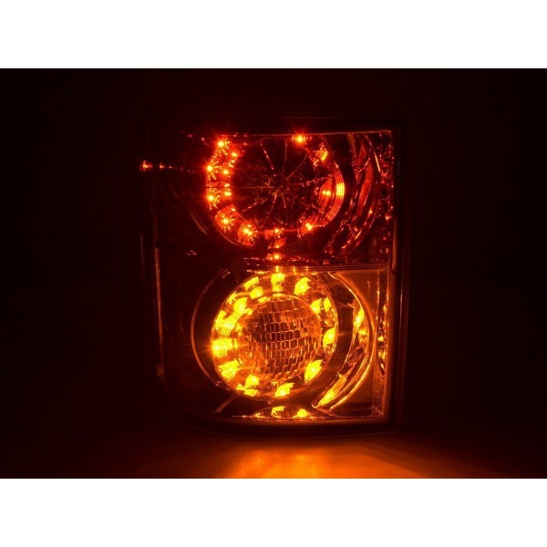 LED taillights Land Rover Range Rover 02 05 chrome with LED indicators