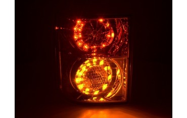 LED taillights Land Rover Range Rover 02 05 chrome with LED indicators