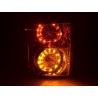 LED taillights Land Rover Range Rover 02 05 chrome with LED indicators
