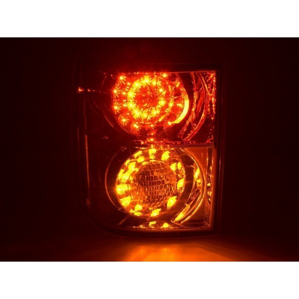 LED taillights Land Rover Range Rover 02 05 chrome with LED indicators