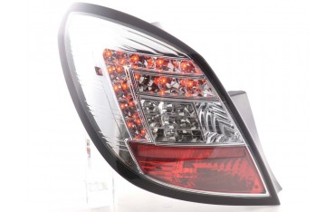 LED taillights set Opel Corsa D 5 door 06 10 chrome
