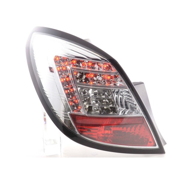 LED taillights set Opel Corsa D 5 door 06 10 chrome
