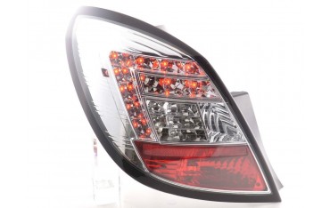 LED taillights set Opel Corsa D 5 door 06 10 chrome