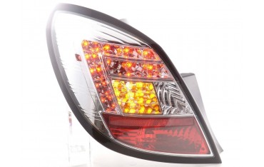 LED taillights set Opel Corsa D 5 door 06 10 chrome