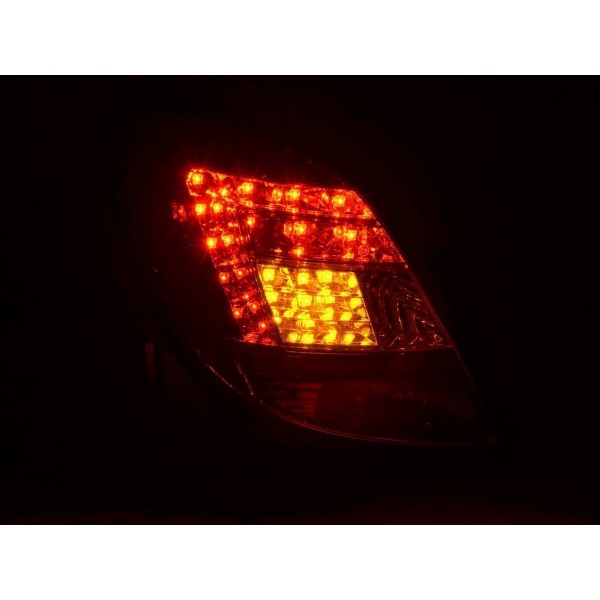 LED taillights set Opel Corsa D 5 door 06 10 chrome