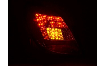 LED taillights set Opel Corsa D 5 door 06 10 chrome