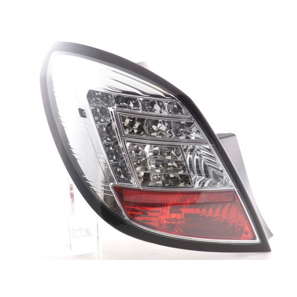 LED taillights set Opel Corsa D 5 door 06 10 chrome