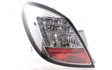 LED taillights set Opel Corsa D 5 door 06 10 chrome