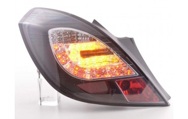 LED taillights set Opel Corsa D 3 door 06 10 black