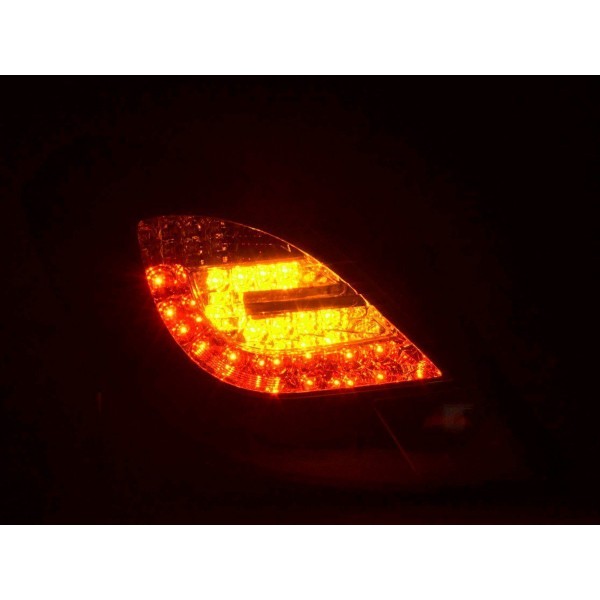 LED taillights set Opel Corsa D 3 door 06 10 black