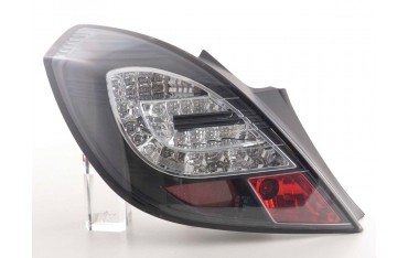 LED taillights set Opel Corsa D 3 door 06 10 black