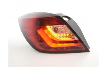 LED taillights set Opel Astra H GTC 04 08 red clear