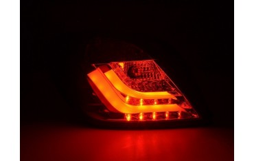 LED taillights set Opel Astra H GTC 04 08 red clear