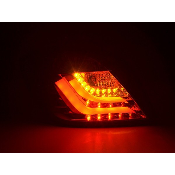 LED taillights set Opel Astra H GTC 04 08 red clear