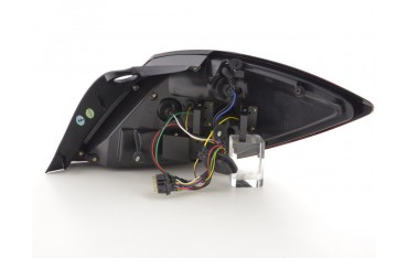 LED taillights set Opel Astra H GTC 04 08 red clear