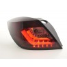 LED taillights Opel Astra H 3 door year 04 08 red black
