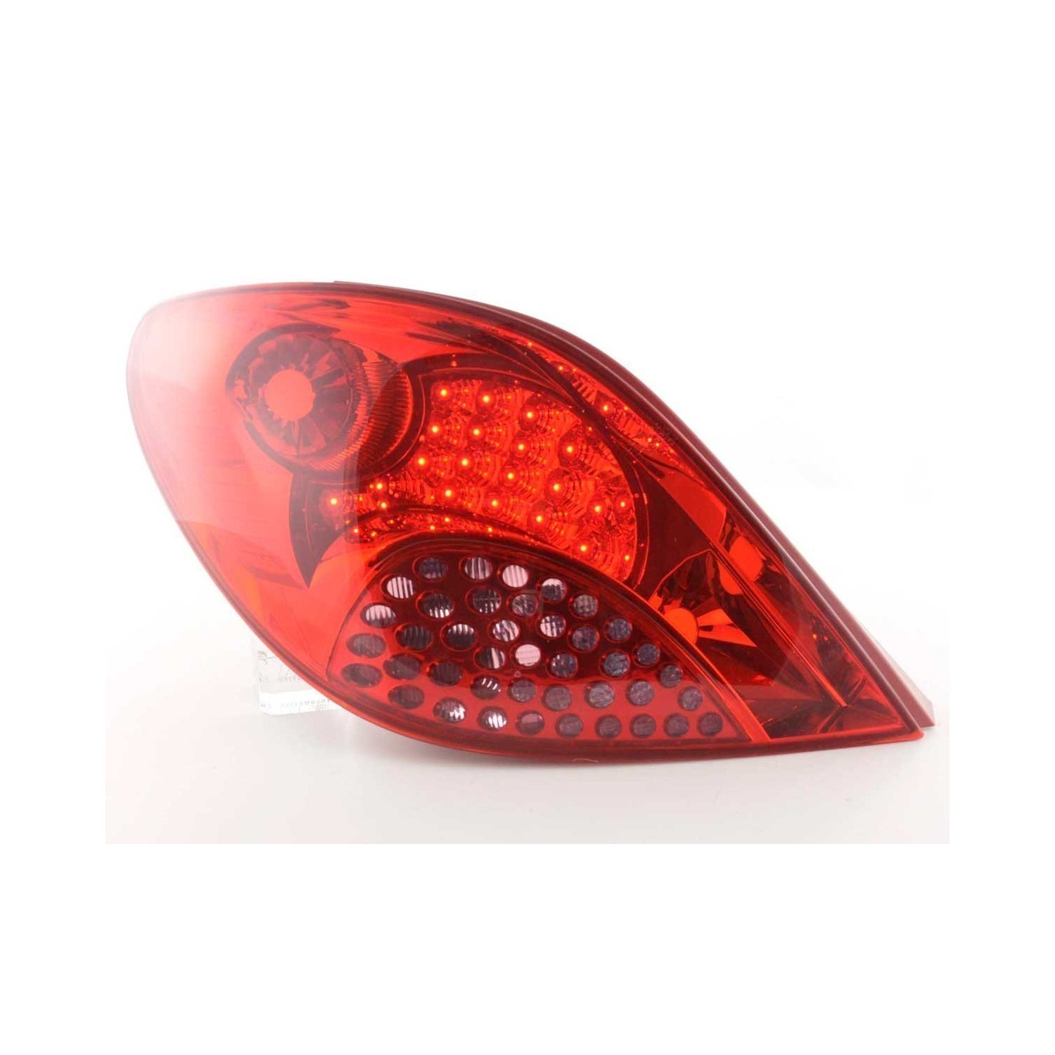LED taillights set Peugeot 207 06 09 red