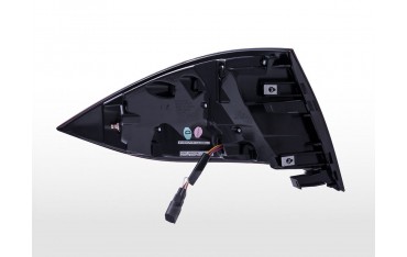 LED taillights Porsche Cayenne 92A 2011 2014 black red smoke