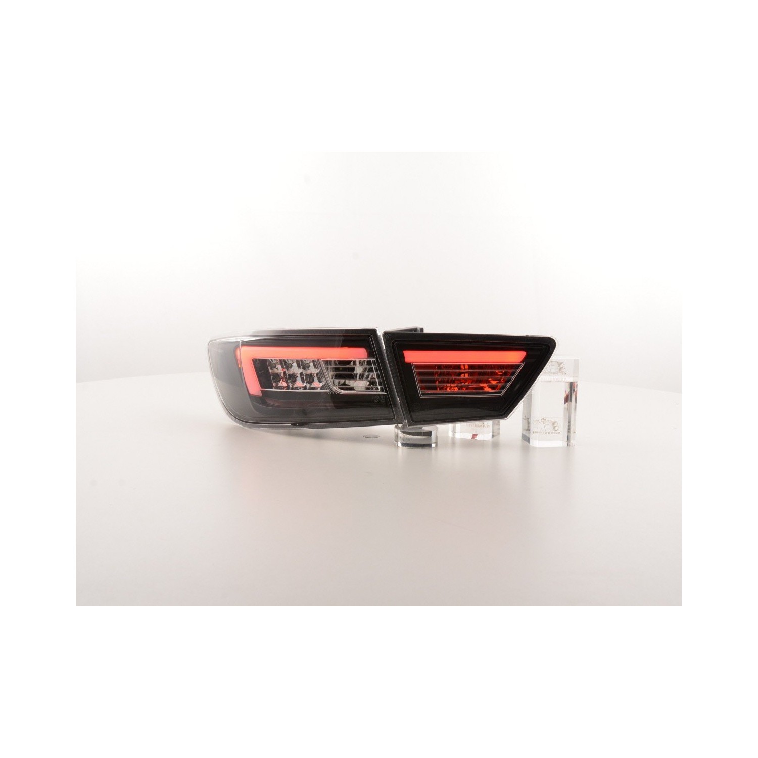 LED taillights set Renault Clio 4 X98 2012 2016 black
