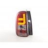LED taillights set Dacia Duster 10 red clear