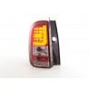 LED taillights set Dacia Duster 10 red clear