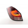 LED taillights set Skoda Fabia 5 door from 2007 clear red