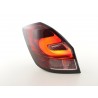 LED taillights set Skoda Fabia 5 door from 2007 clear red