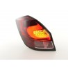 LED taillights set Skoda Fabia 5 door from 2007 clear red