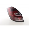 LED taillights set Skoda Fabia 5 door from 2007 clear red