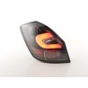 LED taillights set Skoda Fabia 5 door from 2007 black