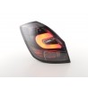 LED taillights set Skoda Fabia 5 door from 2007 black