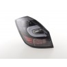 LED taillights set Skoda Fabia 5 door from 2007 black