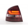 LED taillights set Skoda Octavia 1Z Limo 05 12 red clear