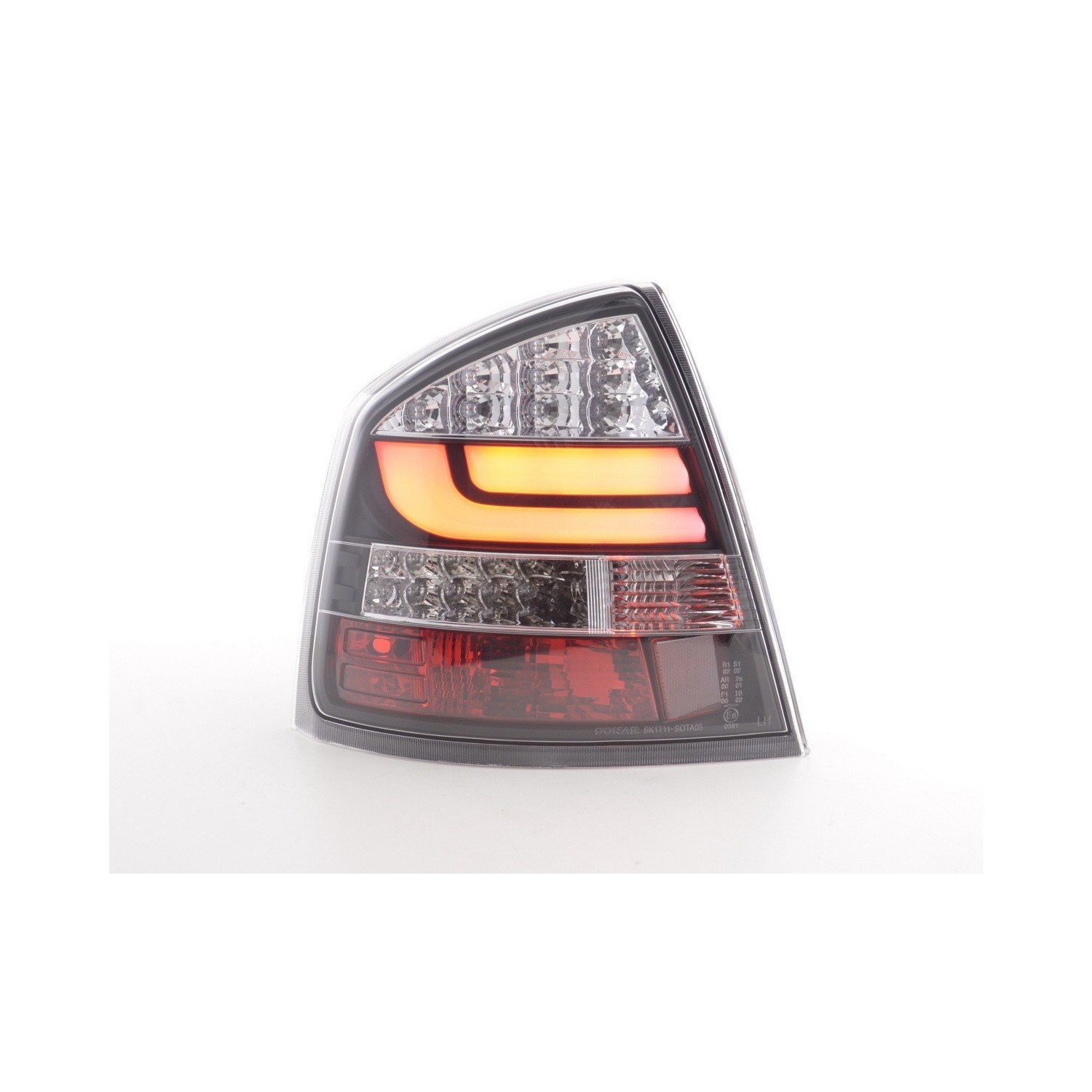 LED taillights set Skoda Octavia 1Z Limo 05 12 black
