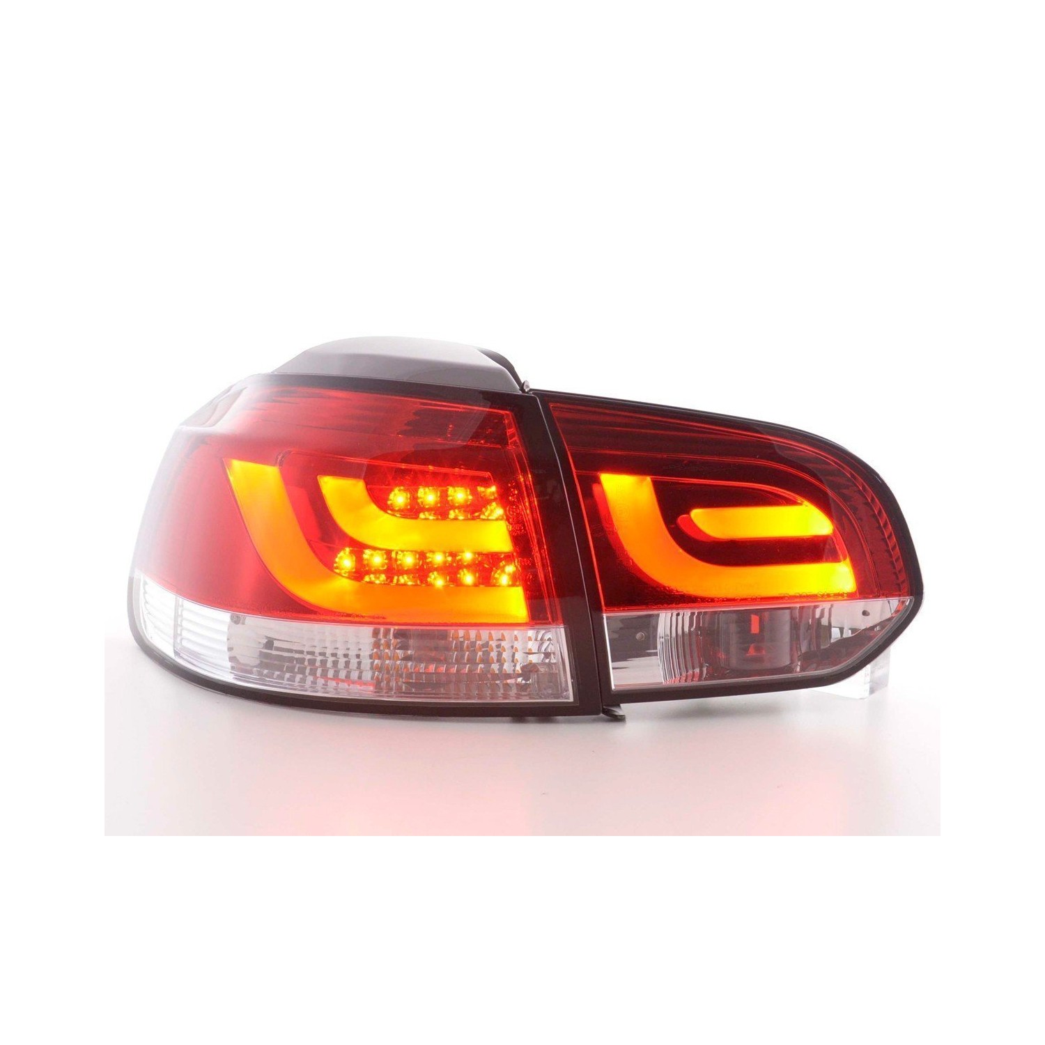 LED taillights set VW Golf 6 type 1K 2008 2012 red clear