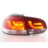 LED taillights set VW Golf 6 type 1K 2008 2012 red clear