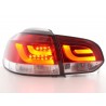LED taillights set VW Golf 6 type 1K 2008 2012 red clear