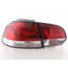 LED taillights set VW Golf 6 type 1K 2008 2012 red clear