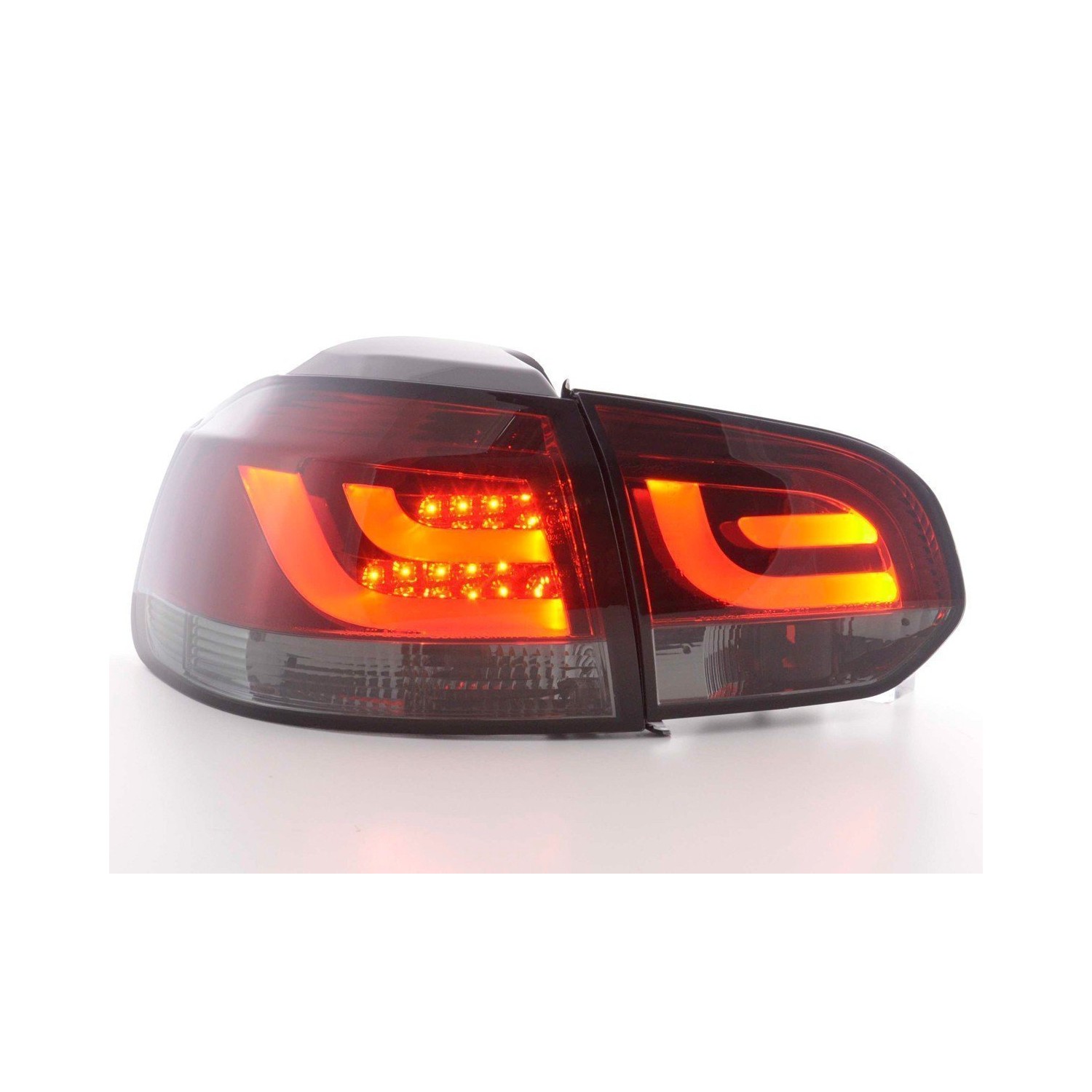 LED taillights set VW Golf 6 type 1K 2008 2012 red black