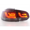 LED taillights set VW Golf 6 type 1K 2008 2012 red black