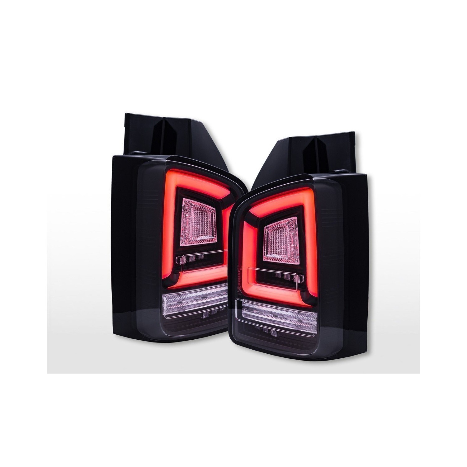 LED taillights VW T5 2010 2015 black