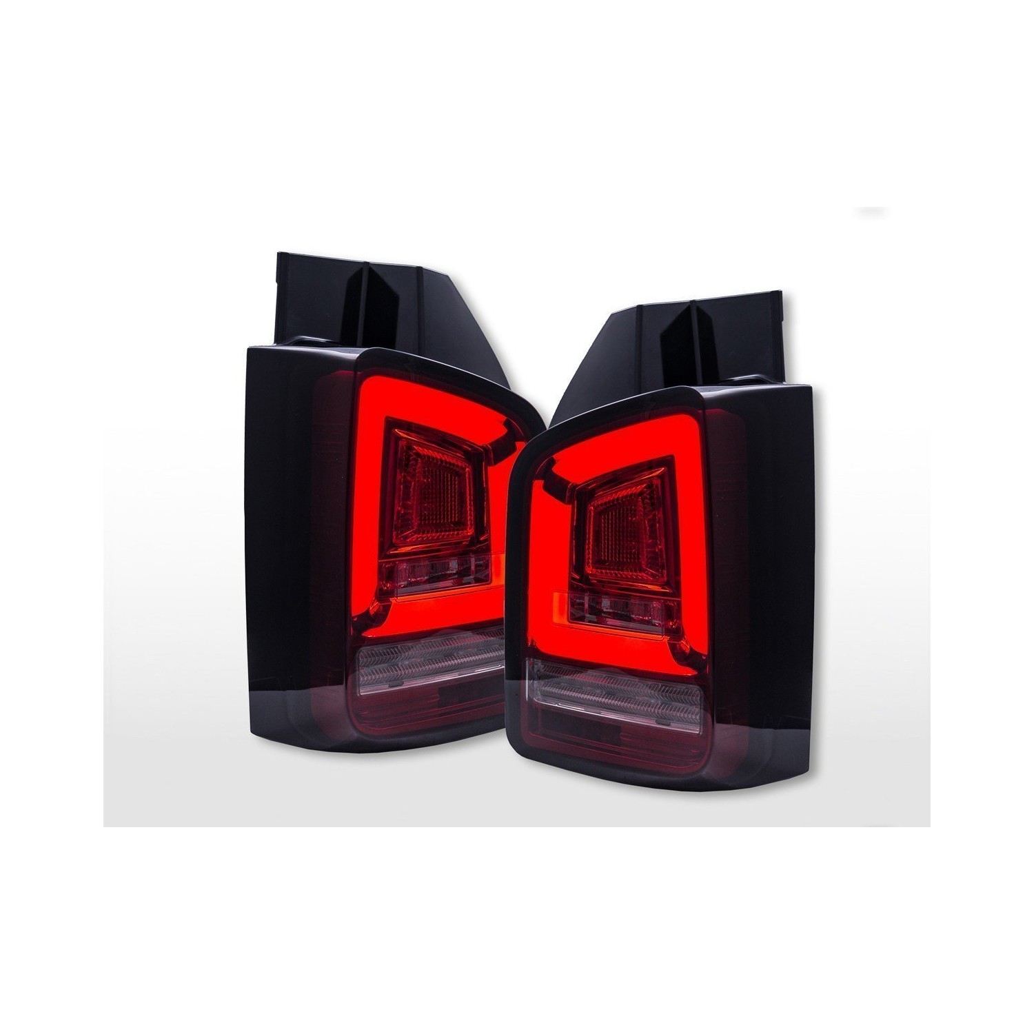 LED taillights VW T5 2010 2015 red smoke