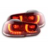 LED taillights set VW Golf 6 type 1K 2008 2012 red clear