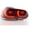 LED taillights set VW Golf 6 type 1K 2008 2012 red clear