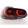 LED taillights set VW Golf 6 Type 1K 2008 2012 red black GTI look