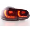 LED taillights set VW Golf 6 Type 1K 2008 2012 red black GTI look
