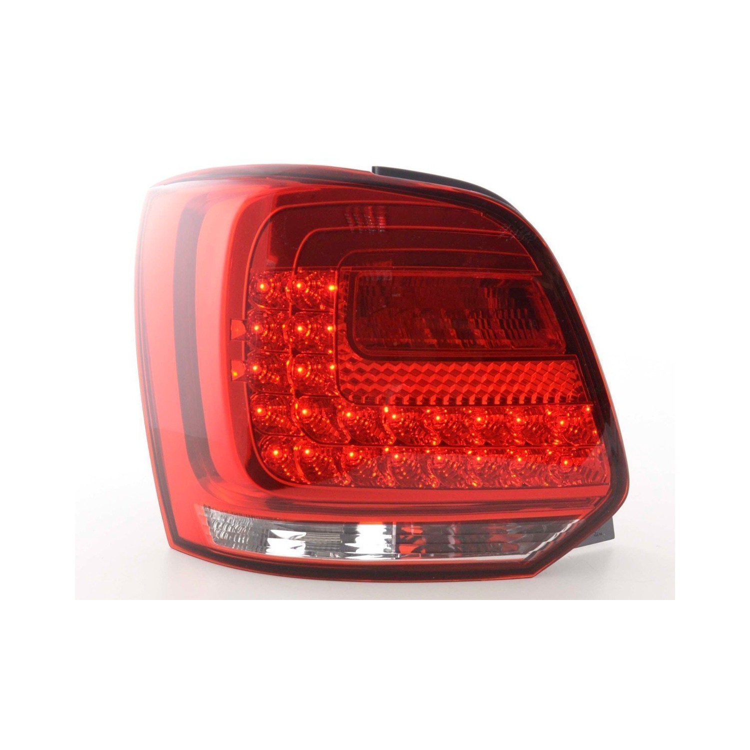 LED taillights set VW Polo 6R from 2009 clear red
