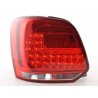 LED taillights set VW Polo 6R from 2009 clear red